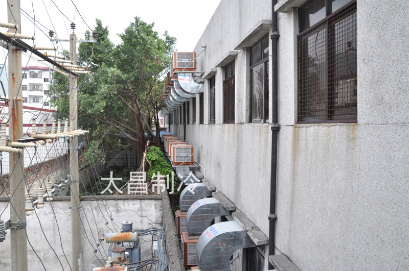 湖北某家五金廠環(huán)?？照{通風降溫案例