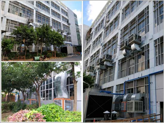 電子廠注塑車間環(huán)?？照{(diào)