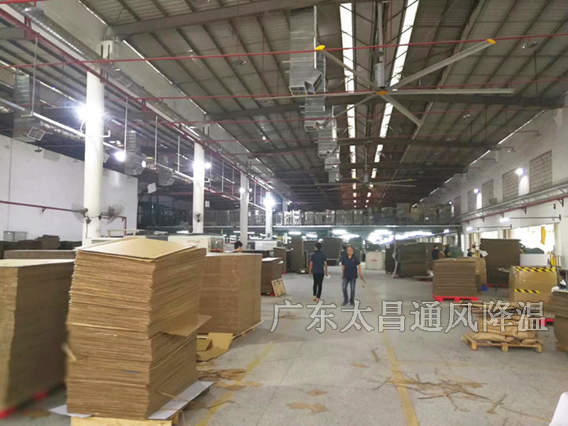 扇機互補通風降溫工程圖片